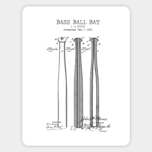 BASEBALL BAT patent Magnet